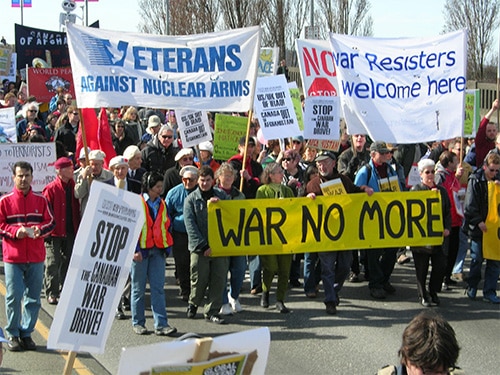 Thousands in Vancouver Take Part in March 18 Anti-war Protest